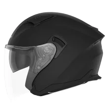 Otvorená helma na motocykel NOX N130 čierna matná
