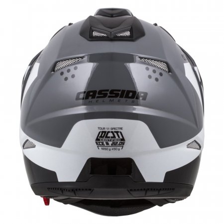 Enduro helma CASSIDA Tour 1.1 Spectre černo/šedo/bílá