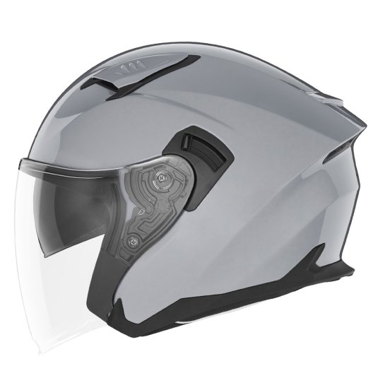Otevřená helma na motorku NOX N130 šedá