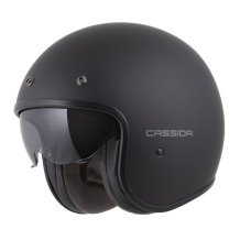 Otvorená helma na motorku CASSIDA Oxygen 2.0 čierna matná/tmavě šedá