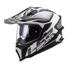 Enduro přilba LS2 MX701 Explorer Alter bílo/černo/šedá