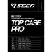 Plachta na moto SECA Top Case PRO šedá