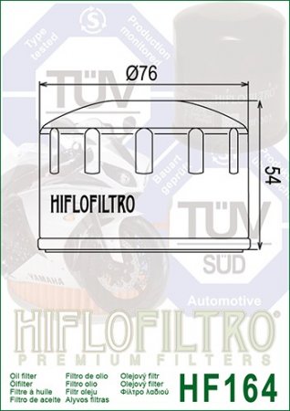 Olejový filter HIFLOFILTRO HF 164