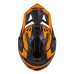 Motokrosová přilba CASSIDA Cross Pro 2 Contra černo/šedo/oranžová