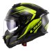 Integrální přilba na motorku LS2 FF808 Stream II Fury černá/žlutá fluo