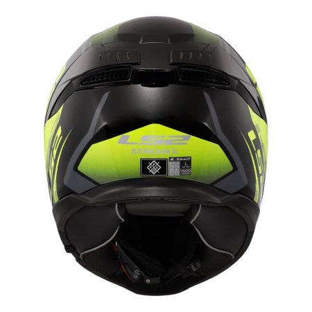 Integrální přilba na motorku LS2 FF808 Stream II Fury černá/žlutá fluo