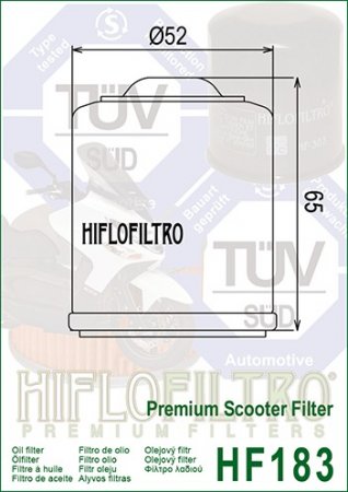 Olejový filterHIFLOFILTRO HF 183
