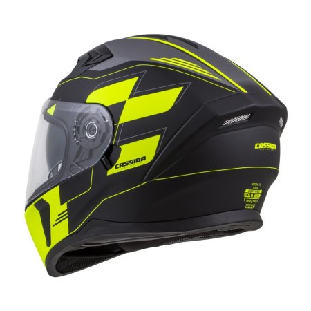 Integrálna prilba CASSIDA Integral 3.0 RoxoR čierno/šedo/žltá fluo