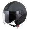 Otevřená helma na motorku ZED C35 šedá matná/černá