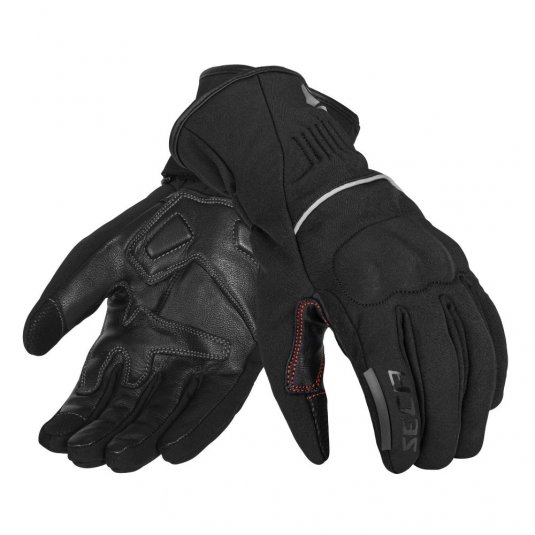 Zaťeplené rukavice na motocykel SECA Polar II čierne