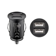 Dvojitý USB adaptér do autozásuvky GOOBAY 12/24V 2,4 A