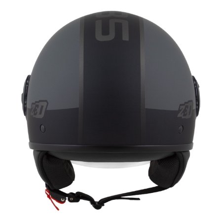 Otevřená helma na motorku ZED C35 šedá matná/černá