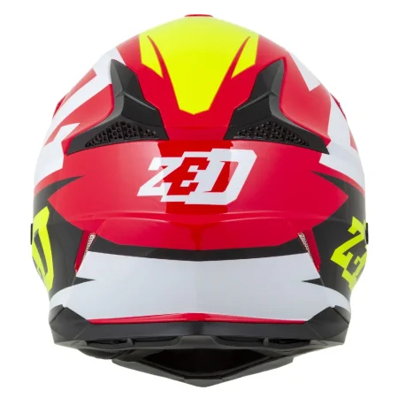 Motokrosová helma ZED X1.9 Targa červená/žlutá fluo/černá/bílá