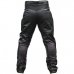 Kožené moto nohavice pánske L&J RUSH čierne - Velikost kalhot: 5XL
