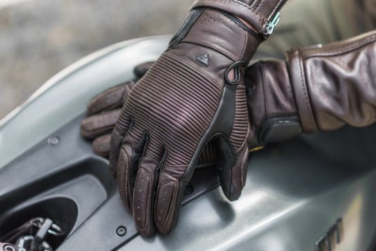 Moto rukavice SHIMA Blake hnedé