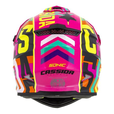 Motokrosová prilba CASSIDA Cross Cup Sonic multicolor