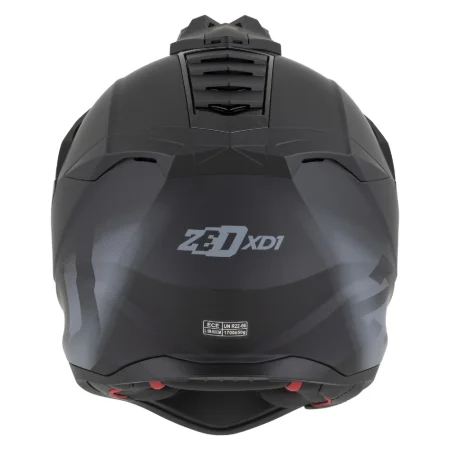 Enduro helma na motorku ZED XD1 černá matná/tmavě šedá