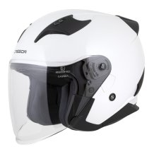 Otvorená prilba na motocykel CASSIDA Reflex 2.0 Solid bielo/černá