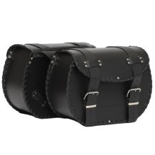 Kožené moto brašny ROUND boční