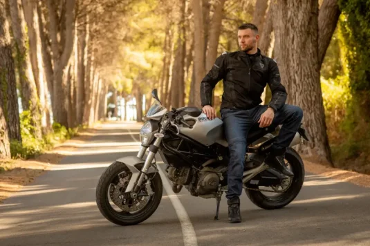 Džíny na motorku SECA Ranger modré
