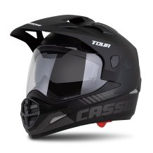 Enduro přilba CASSIDA Tour 2.0 Dual černo/šedá matná