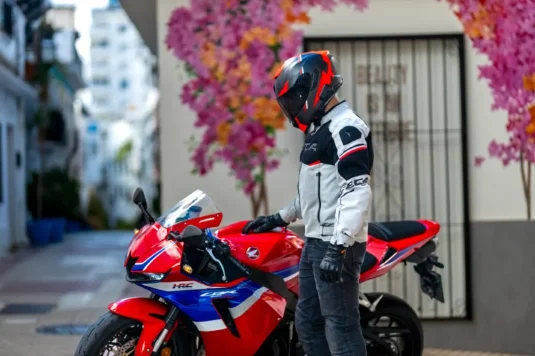 Bunda na motorku SECA Airflow III šedá