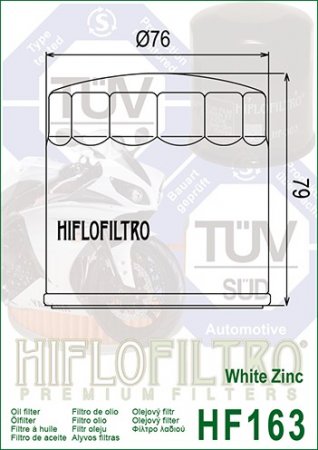 Olejový filter HIFLOFILTRO HF 163