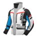 Bunda na motocykel SECA Arrakis III šedo/modro/červená