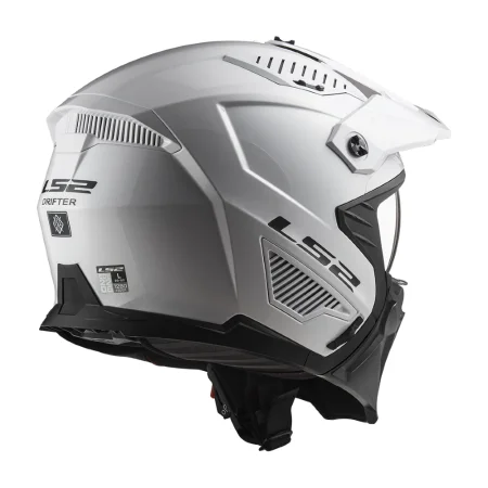 Přilba na motorku LS2 OF606 Drifter Solid bílá