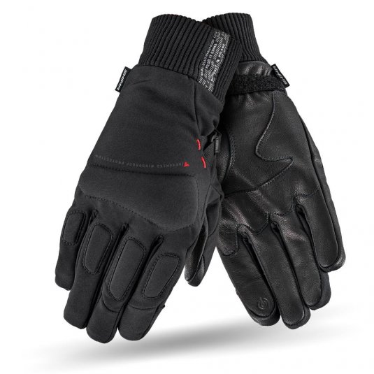 Moto rukavice SHIMA Oslo Wind čierne - Veľkosť: M