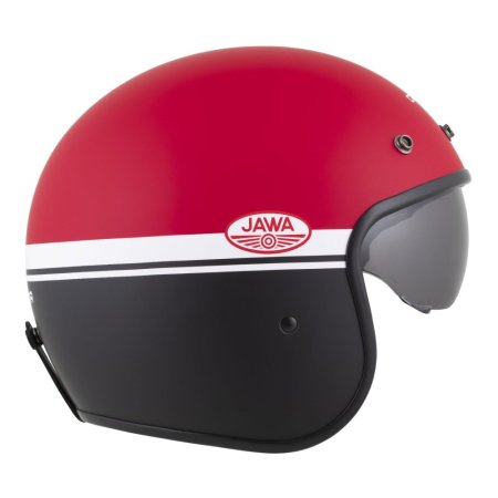 Helma na motorku CASSIDA Oxygen 2.0 JAWA OHC červená/černá/bílá
