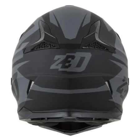 Motokrosová helma ZED X1.9 Targa šedá matná/černá
