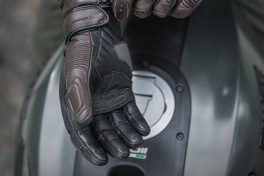 Moto rukavice SHIMA Blake hnedé