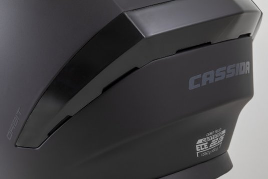 Integrální helma na motorku CASSIDA Orbit Solid černá matná
