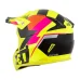 Motokrosová helma ZED X1.9 Tendo žlutá fluo/růžová/oranžová/černá