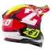 Motokrosová helma ZED X1.9 Targa červená/žlutá fluo/černá/bílá