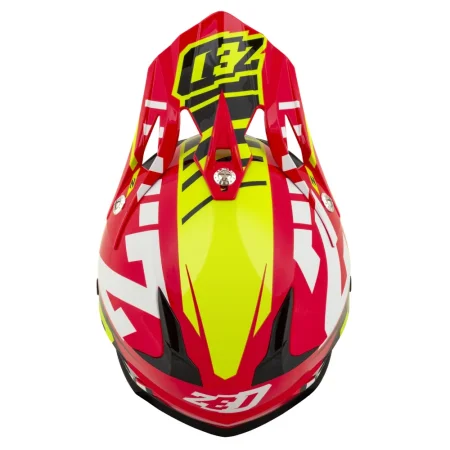 Motokrosová helma ZED X1.9 Targa červená/žlutá fluo/černá/bílá