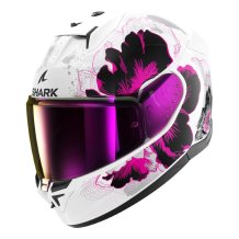 Dámská helma na motorku SHARK D-Skwal 3 Mayfer bílo/růžová