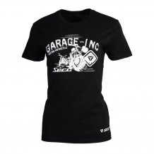 Dámske tričko SECA Garage Lady čierno/biele