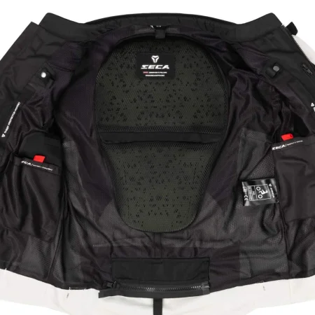 Bunda na motorku SECA Airflow III šedá