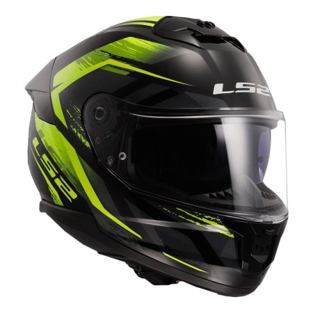 Integrální přilba na motorku LS2 FF808 Stream II Fury černá/žlutá fluo