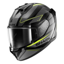 Integrální helma na motorku SHARK D-Skwal 3 Sizler černá/šedá/žlutá fluo