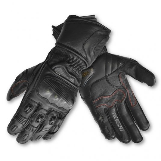 Moto rukavice SECA Atom III čierne