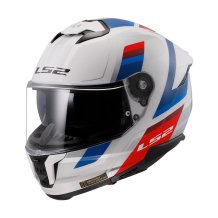 Integrální přilba na motorku LS2 FF808 Stream II Vintage bílá/modrá/červená