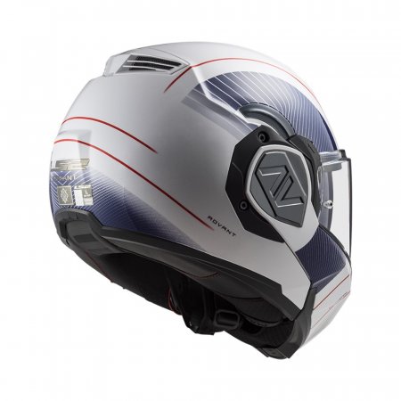 Překlápěcí helma na motorku LS2 FF906 Advant Cooper modrá/bílá/červená