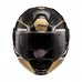 Preklápacia prilba na motocykel LS2 FF901 Advant X Metryk čierna/biela/zlatá