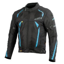 Motorkářská bunda SECA SuperAir černo/modrá
