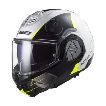 Překlápěcí helma na motorku LS2 FF906 Advant Codex bílá/čená/žlutá fluo
