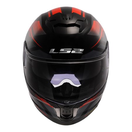 Integrální přilba na motorku LS2 FF808 Stream II Fury černo/červená