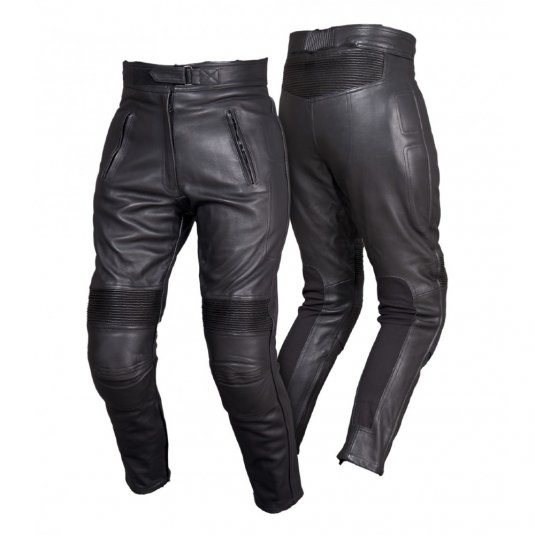 Dámské kožené kalhoty L&J RUSH Lady černé - Velikost kalhot: L